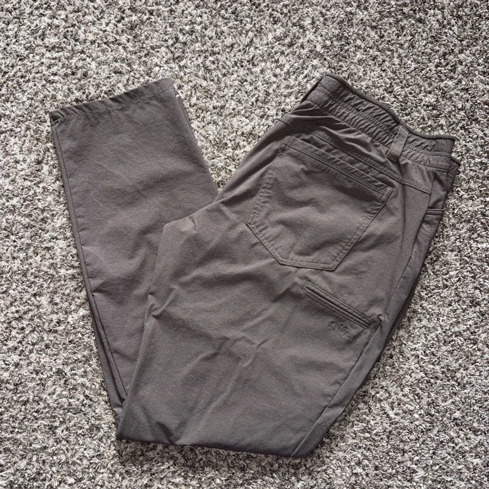 Kuhl Deceptr Pants Men 34x30 Brown Lightweight Outdoor Hiking Performance Pant